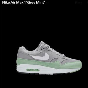 Nike Air Max 1 Gray Green Sneakers